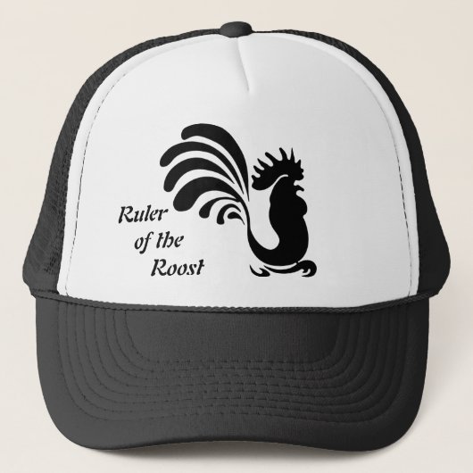 「Ruler of the Roost」スタイリッシュな雄鶏キャップ キャップ (正面)