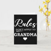 Rules Don't Apply To Grandma カード (黄色い花)