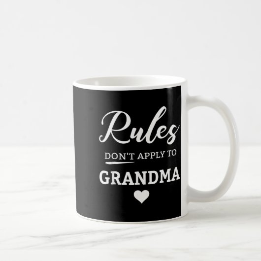 Rules Don't Apply To Grandma  コーヒーマグカップ (右)