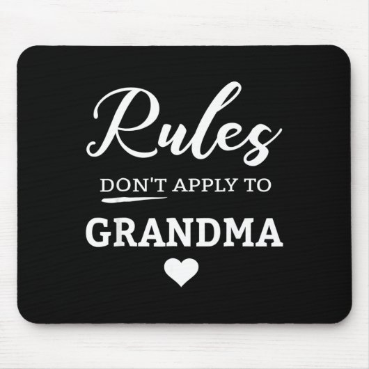 Rules Don't Apply To Grandma マウスパッド (正面)