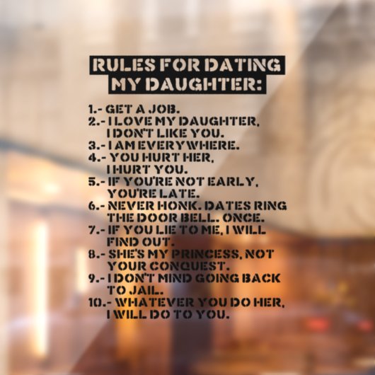 Rules for dating my daughter ウィンドウサイン (シート2)