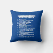 Rules for dating my daughter クッション (裏面)