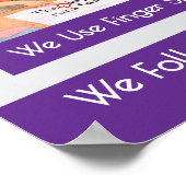 Rules for Writers Classroom Anchor Chart ポスター (角)