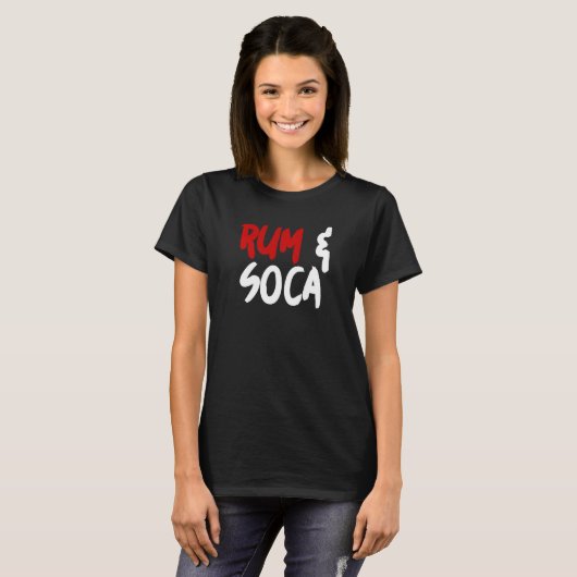 Rum and Soca   Tシャツ (正面フル)
