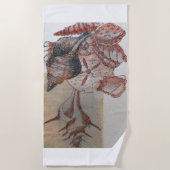 Rum Cay，バハマ，シーシェル：ビーチタオル ビーチタオル (正面)