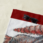 Rum Cay, Bahamas, Seashells: Beach Towel ビーチタオル (インサイチュ)