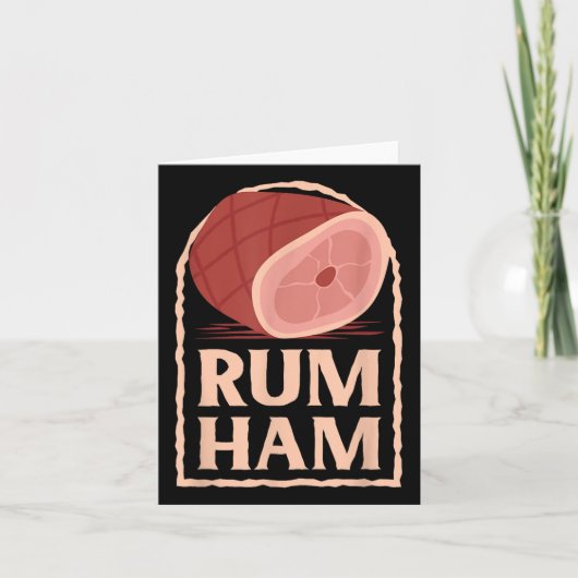 Rum Ham T I Funny Bbq S _2  カード (正面)