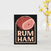 Rum Ham T I Funny Bbq S _2  カード (黄色い花)
