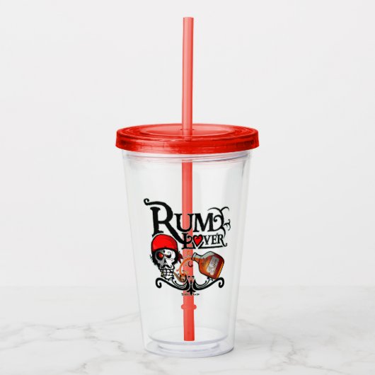 Rum lover アクリルタンブラー (正面)