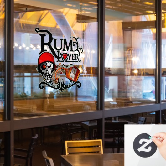 Rum lover ウィンドウサイン (レストラン窓)