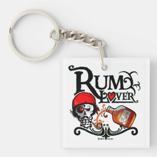 Rum lover キーホルダー (正面)