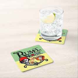 Rum lover スクエアペーパーコースター