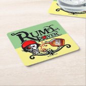 Rum lover スクエアペーパーコースター (アングル)