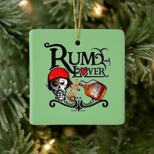 Rum lover セラミックオーナメント (ツリー)