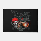 Rum lover ドアマット (正面)