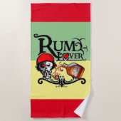 Rum lover ビーチタオル (正面)