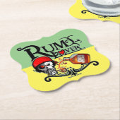 Rum lover ペーパーコースター (アングル)