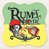 Rum lover ペーパーコースター (正面)