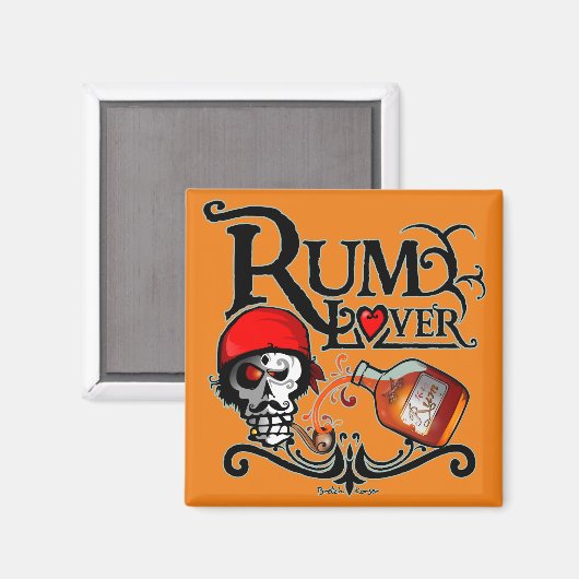 Rum lover マグネット (正面/裏面)