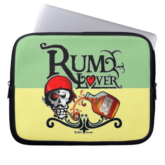Rum lover ラップトップスリーブ (正面)