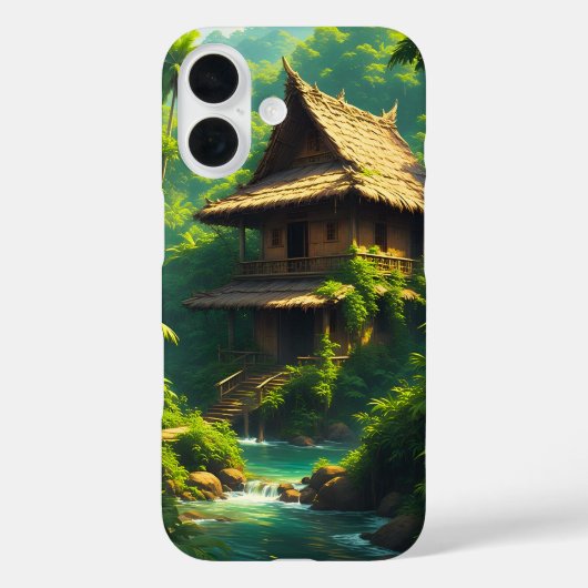 Rumah di Tepi Sungai - A Riverside Home Case-Mate iPhoneケース (裏面)