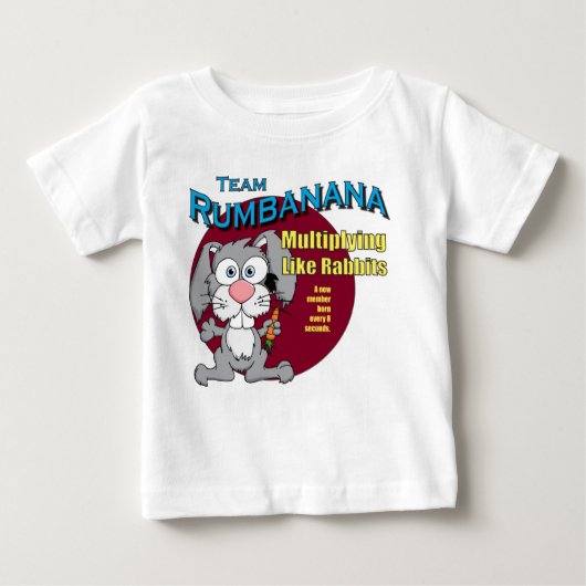 Rumbananaのベビーの衣服 ベビーTシャツ (正面)