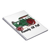 Rumelyの油の引きのトラクター ノートブック (右側)