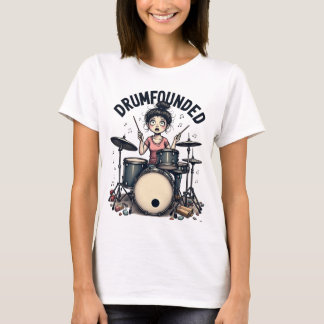 rumfounded | 面白いヴィンテージ・ママ・ドラマーTシャツ Tシャツ