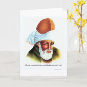 Rumiあなたが愛を作る方法引用文ギフトTeeカード カード (黄色い花)