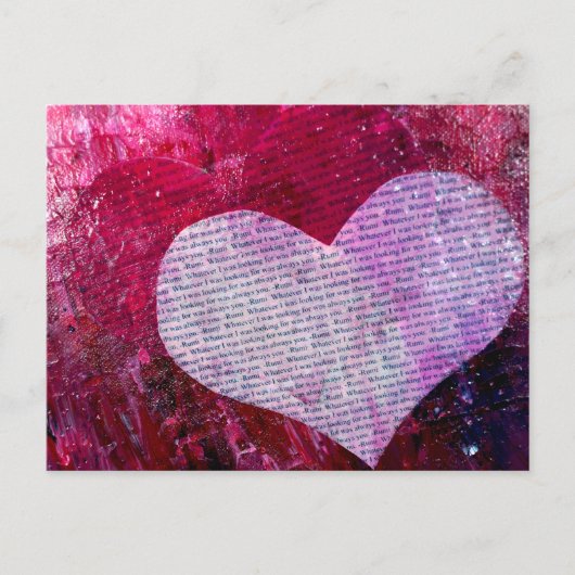 Rumiのバレンタイン シーズンポストカード (正面)