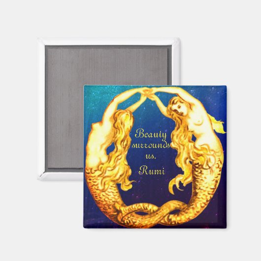 Rumiのマーメイドマグネット引用文 マグネット (正面/裏面)