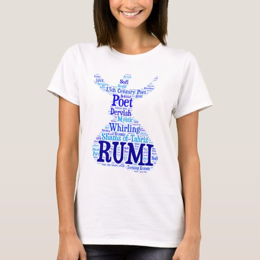 Rumiの単語の芸術 Tシャツ (正面)