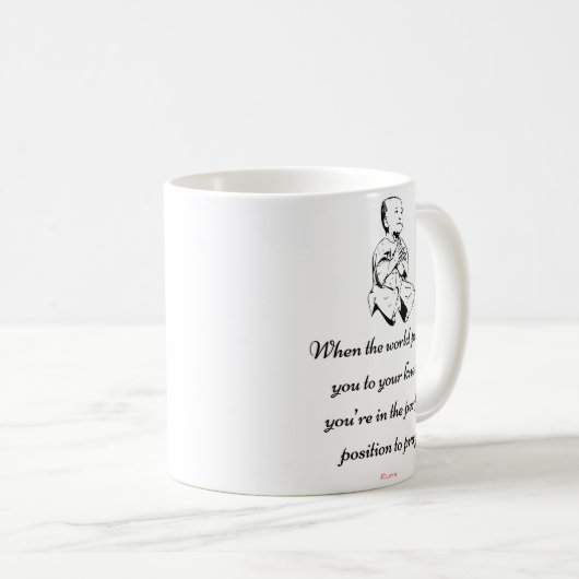 Rumiの引用文のマグ コーヒーマグカップ (正面右)