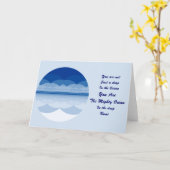 Rumiの引用文カード。 海の曼荼羅のインスピレーション カード (黄色い花)