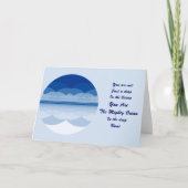 Rumiの引用文カード。 海の曼荼羅のインスピレーション カード (正面)