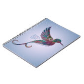 Rumiの引用文"翼と生まれました" ノートブック (左側)