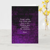 Rumiの悪名高い感動的な引用文があって下さい カード (黄色い花)