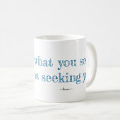 Rumiの禅の引用文の仏の芸術のコーヒー・マグ コーヒーマグカップ (正面右)