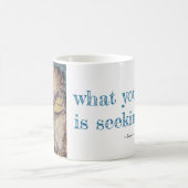 Rumiの禅の引用文の仏の芸術のコーヒー・マグ コーヒーマグカップ (中央)