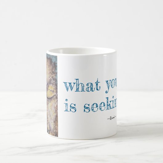 Rumiの禅の引用文の仏の芸術のコーヒー・マグ コーヒーマグカップ (中央)