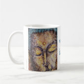 Rumiの禅の引用文の仏の芸術のコーヒー・マグ コーヒーマグカップ (左)