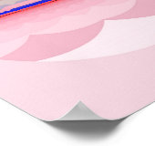 Rumi引用文ポスターアート。海マンダラインスピレーション。 ポスター (角)