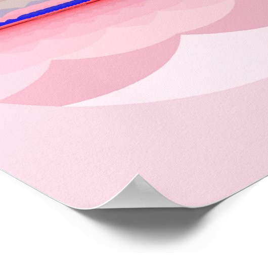 Rumi引用文ポスターアート。海マンダラインスピレーション。 ポスター (角)