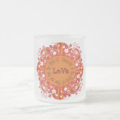 Rumi愛マグ フロストグラスマグカップ (中央)