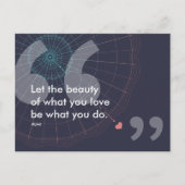 rumi成功引用文 ポストカード (正面)