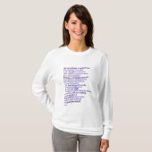 Rumi: 人間はゲストハウスです tシャツ (正面フル)