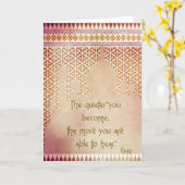 Rumi (挨拶状)著引用文 カード (黄色い花)