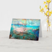 Rumi Inspiration引用文About the Universe カード (黄色い花)