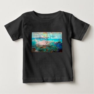 Rumi Inspiration引用文About the Universe ベビーTシャツ
