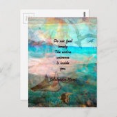 Rumi Inspiration引用文About the Universe ポストカード (正面/裏面)